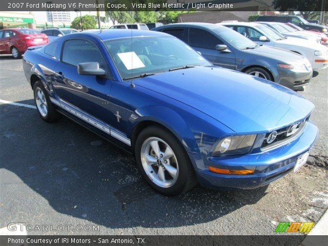 2007 Ford Mustang V6 Premium Coupe in Vista Blue Metallic
