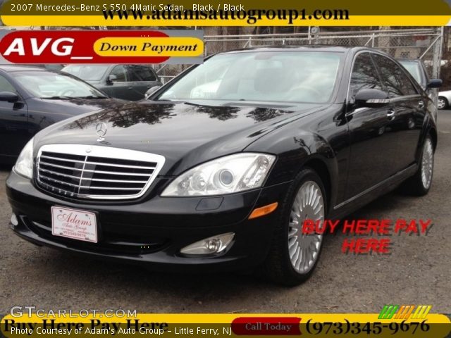 2007 Mercedes-Benz S 550 4Matic Sedan in Black