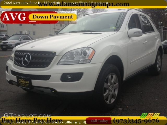 2006 Mercedes-Benz ML 350 4Matic in Alabaster White