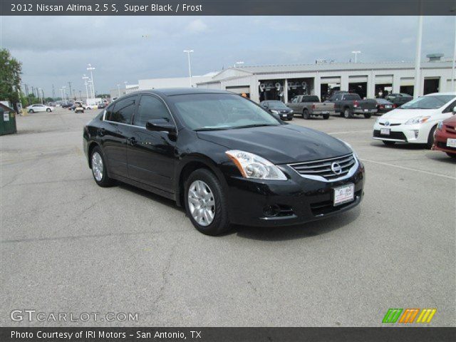 2012 Nissan Altima 2.5 S in Super Black