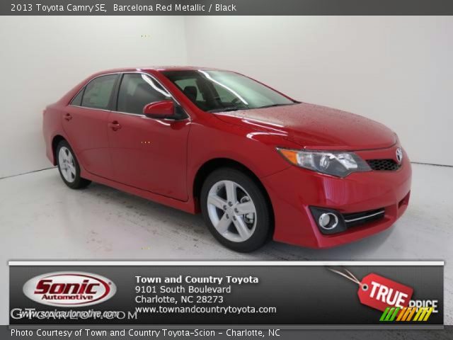 2013 Toyota Camry SE in Barcelona Red Metallic