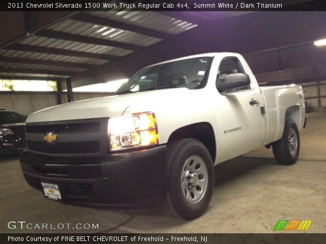 2013 Chevrolet Silverado 1500 Work Truck Regular Cab 4x4 in Summit White