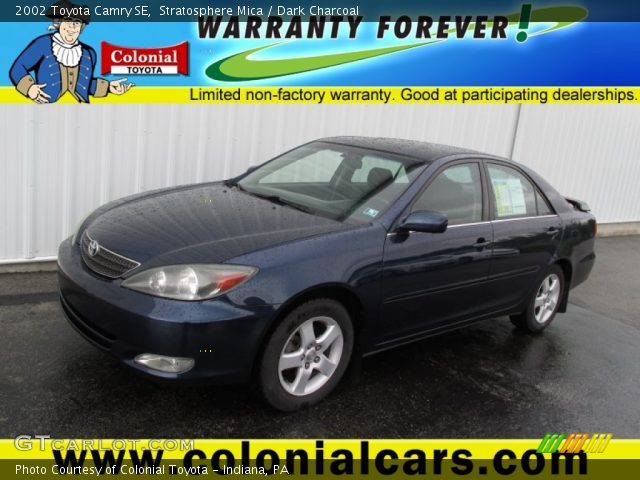 2002 Toyota Camry SE in Stratosphere Mica