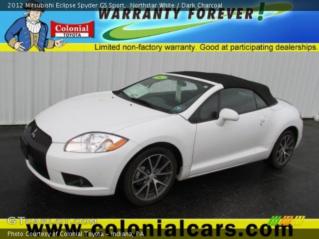 2012 Mitsubishi Eclipse Spyder GS Sport in Northstar White