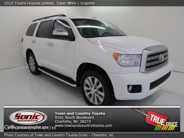 2013 Toyota Sequoia Limited in Super White