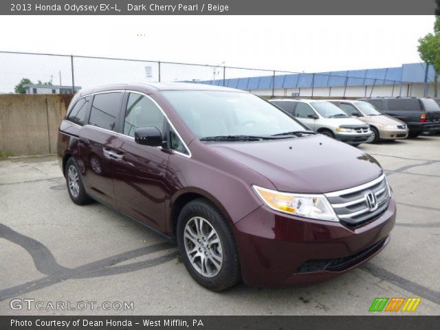 2013 Honda Odyssey EX-L in Dark Cherry Pearl