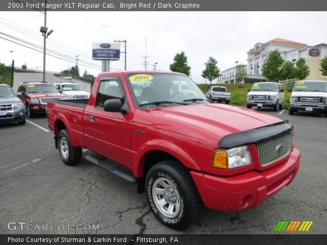 2003 Ford Ranger XLT Regular Cab in Bright Red