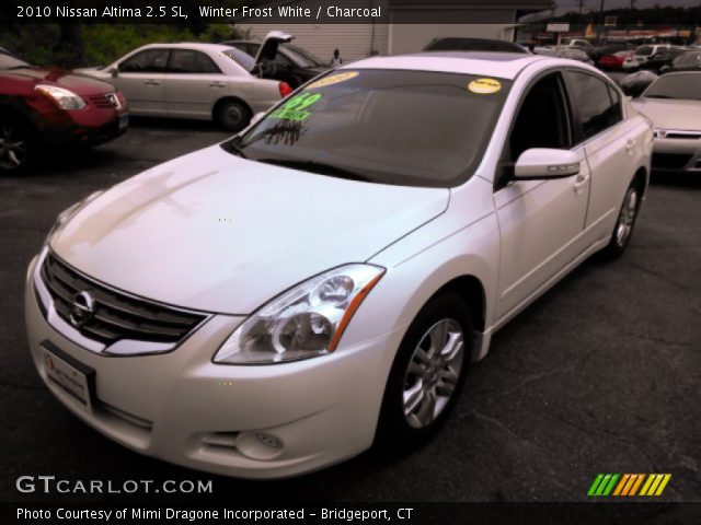 2010 Nissan Altima 2.5 SL in Winter Frost White