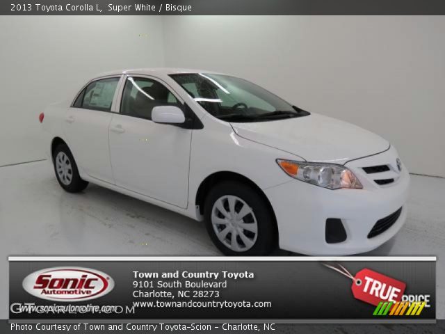 2013 Toyota Corolla L in Super White