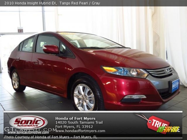 2010 Honda Insight Hybrid EX in Tango Red Pearl