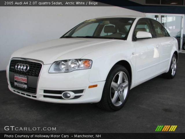 2005 Audi A4 2.0T quattro Sedan in Arctic White