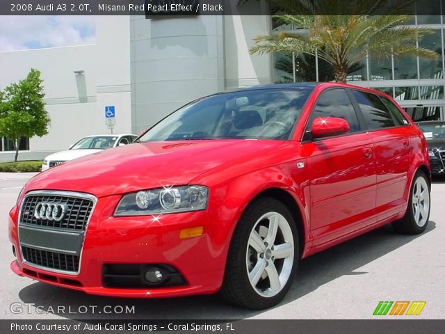 2008 Audi A3 2.0T in Misano Red Pearl Effect