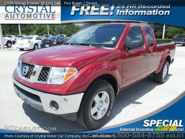 2006 Nissan Frontier SE King Cab in Red Brawn