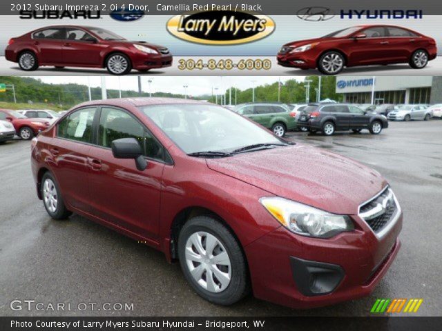2012 Subaru Impreza 2.0i 4 Door in Camellia Red Pearl