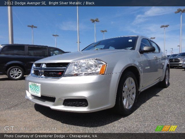 2012 Dodge Avenger SE in Bright Silver Metallic