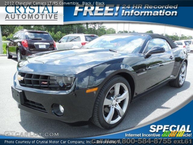 2012 Chevrolet Camaro LT/RS Convertible in Black