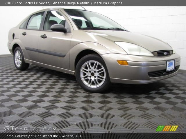 2003 Ford Focus LX Sedan in Arizona Beige Metallic