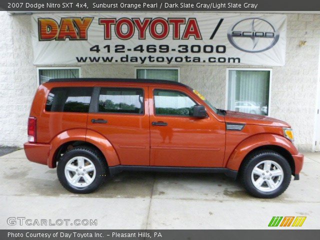 2007 Dodge Nitro SXT 4x4 in Sunburst Orange Pearl