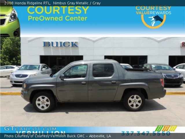 2008 Honda Ridgeline RTL in Nimbus Gray Metallic