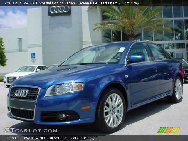 2008 Audi A4 2.0T Special Edition Sedan in Ocean Blue Pearl Effect