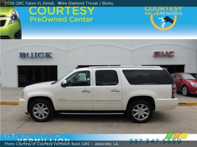 2010 GMC Yukon XL Denali in White Diamond Tricoat