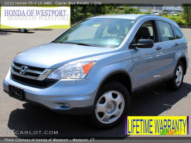 2010 Honda CR-V LX AWD in Glacier Blue Metallic
