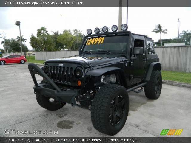 2012 Jeep Wrangler Sport 4x4 in Black