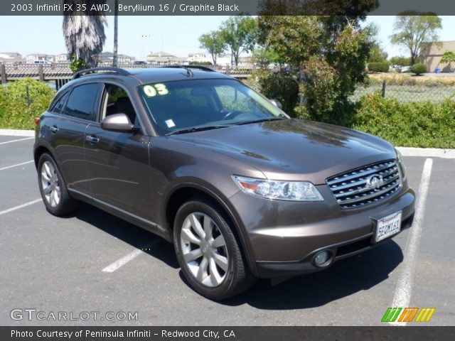 2003 Infiniti FX 35 AWD in Beryllium 16