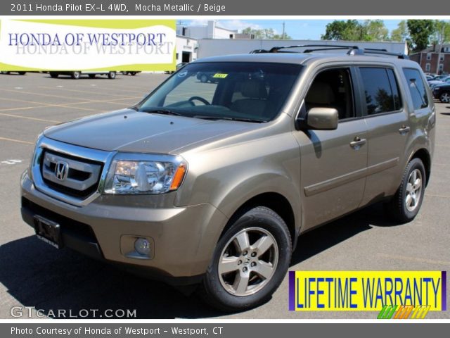 2011 Honda Pilot EX-L 4WD in Mocha Metallic
