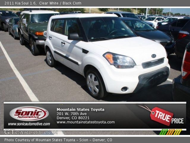 2011 Kia Soul 1.6 in Clear White