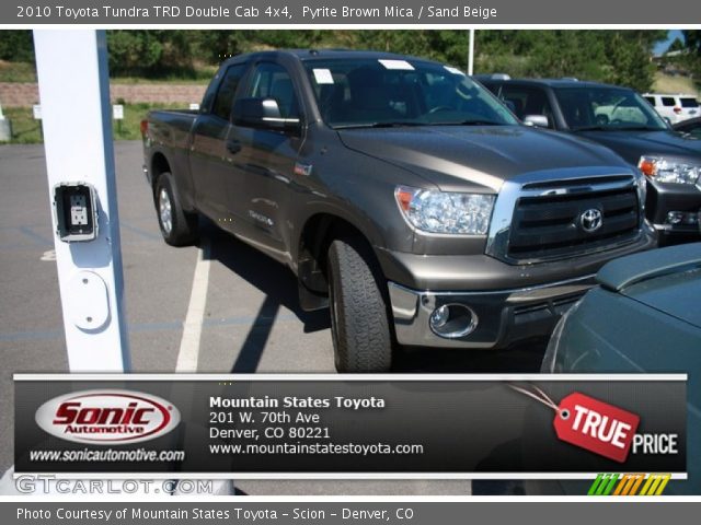 2010 Toyota Tundra TRD Double Cab 4x4 in Pyrite Brown Mica