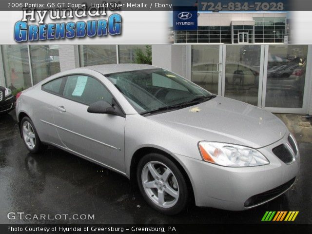 2006 Pontiac G6 GT Coupe in Liquid Silver Metallic