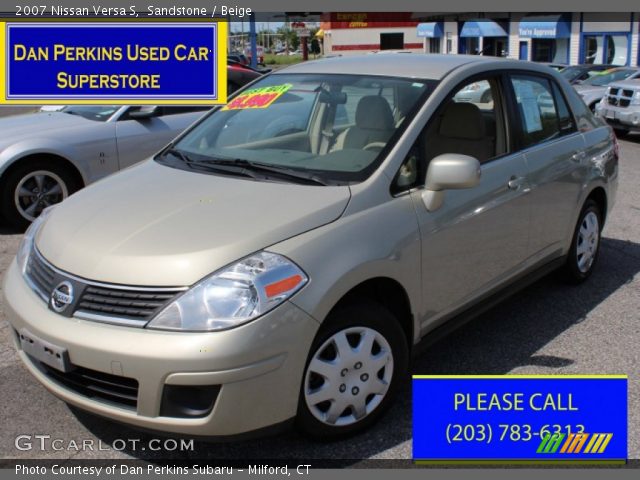 2007 Nissan Versa S in Sandstone