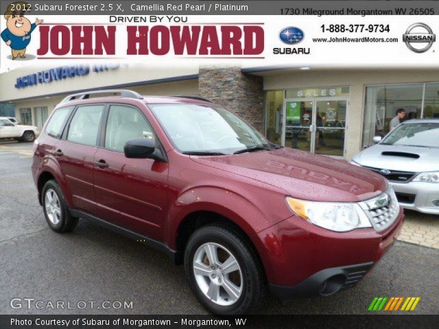 2012 Subaru Forester 2.5 X in Camellia Red Pearl