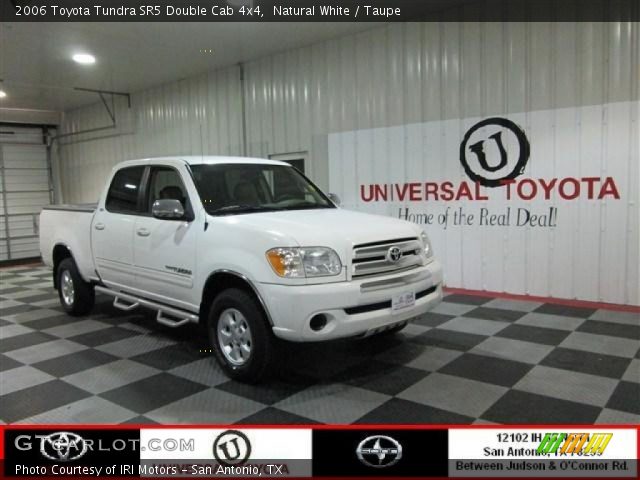 2006 Toyota Tundra SR5 Double Cab 4x4 in Natural White