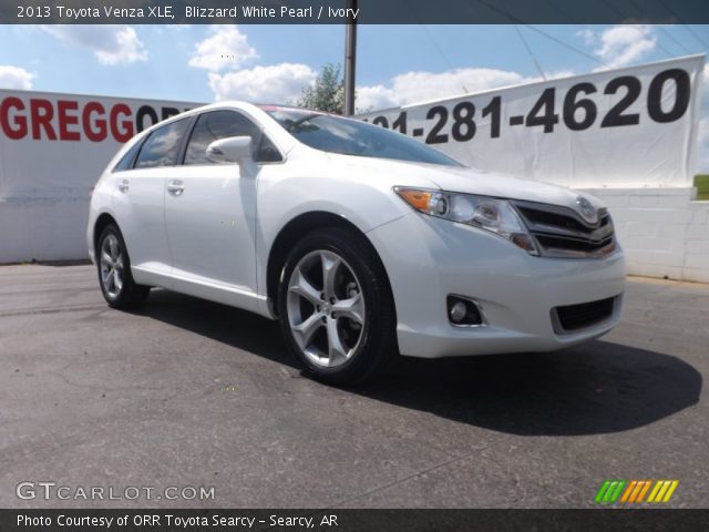 2013 Toyota Venza XLE in Blizzard White Pearl