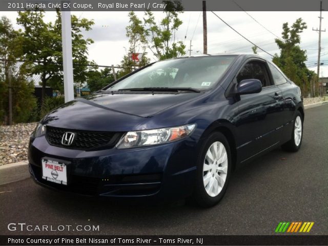 2011 Honda Civic EX Coupe in Royal Blue Pearl