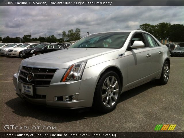 2009 Cadillac CTS Sedan in Radiant Silver