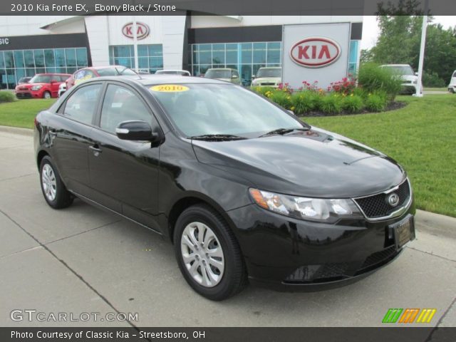 2010 Kia Forte EX in Ebony Black