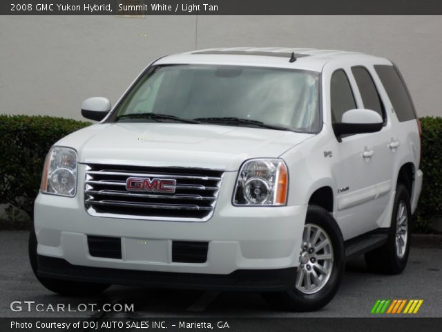 2008 GMC Yukon Hybrid in Summit White