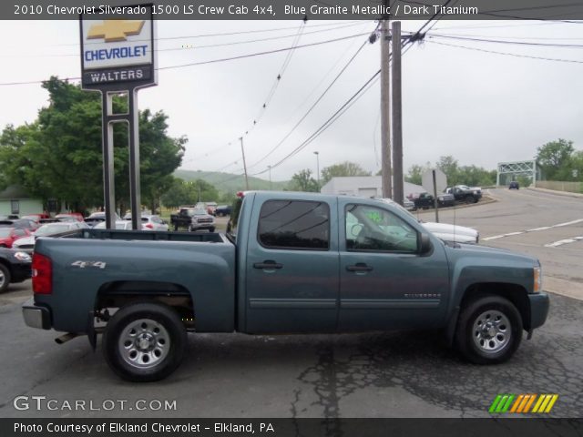2010 Chevrolet Silverado 1500 LS Crew Cab 4x4 in Blue Granite Metallic