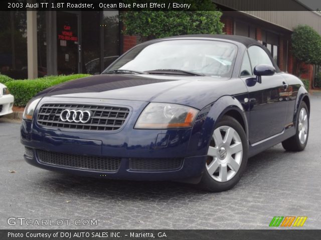 2003 Audi TT 1.8T Roadster in Ocean Blue Pearl Effect