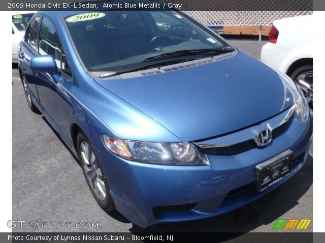 2009 Honda Civic EX-L Sedan in Atomic Blue Metallic