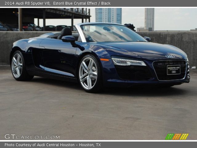 2014 Audi R8 Spyder V8 in Estoril Blue Crystal Effect