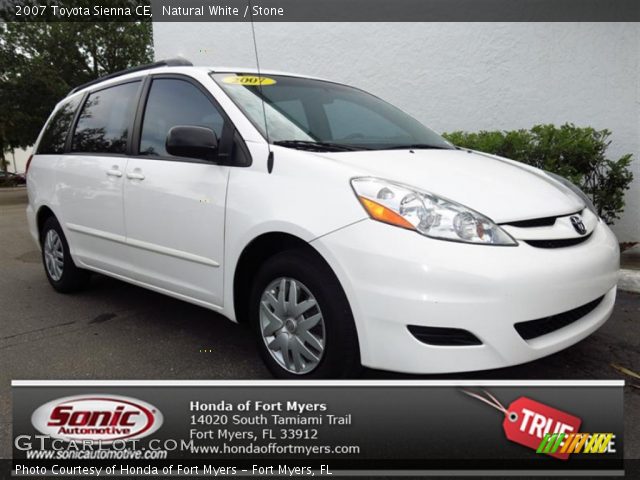 2007 Toyota Sienna CE in Natural White