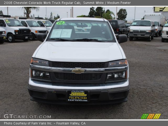 2008 Chevrolet Colorado Work Truck Regular Cab in Summit White