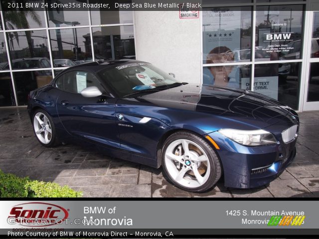 2011 BMW Z4 sDrive35is Roadster in Deep Sea Blue Metallic