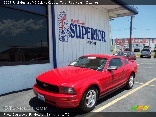 2005 Ford Mustang V6 Deluxe Coupe in Torch Red