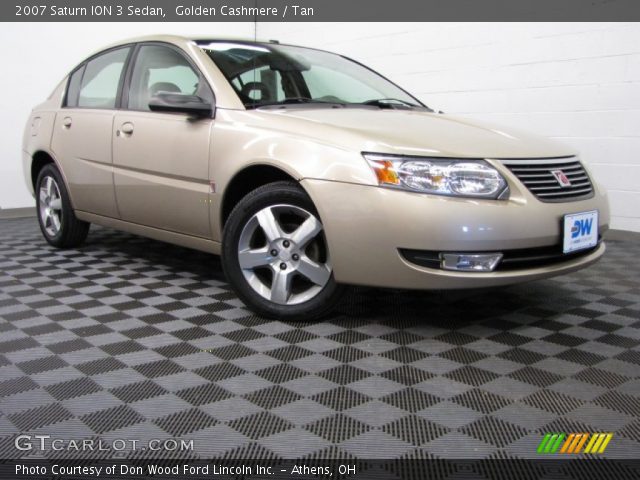 2007 Saturn ION 3 Sedan in Golden Cashmere