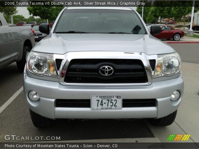 2008 Toyota Tacoma V6 Double Cab 4x4 in Silver Streak Mica